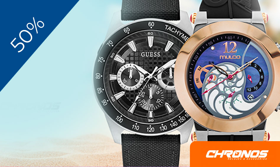 Chronos – 50% de Dscto en miles de relojes