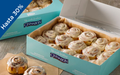 Cinnabon 20% y 30% de Dscto